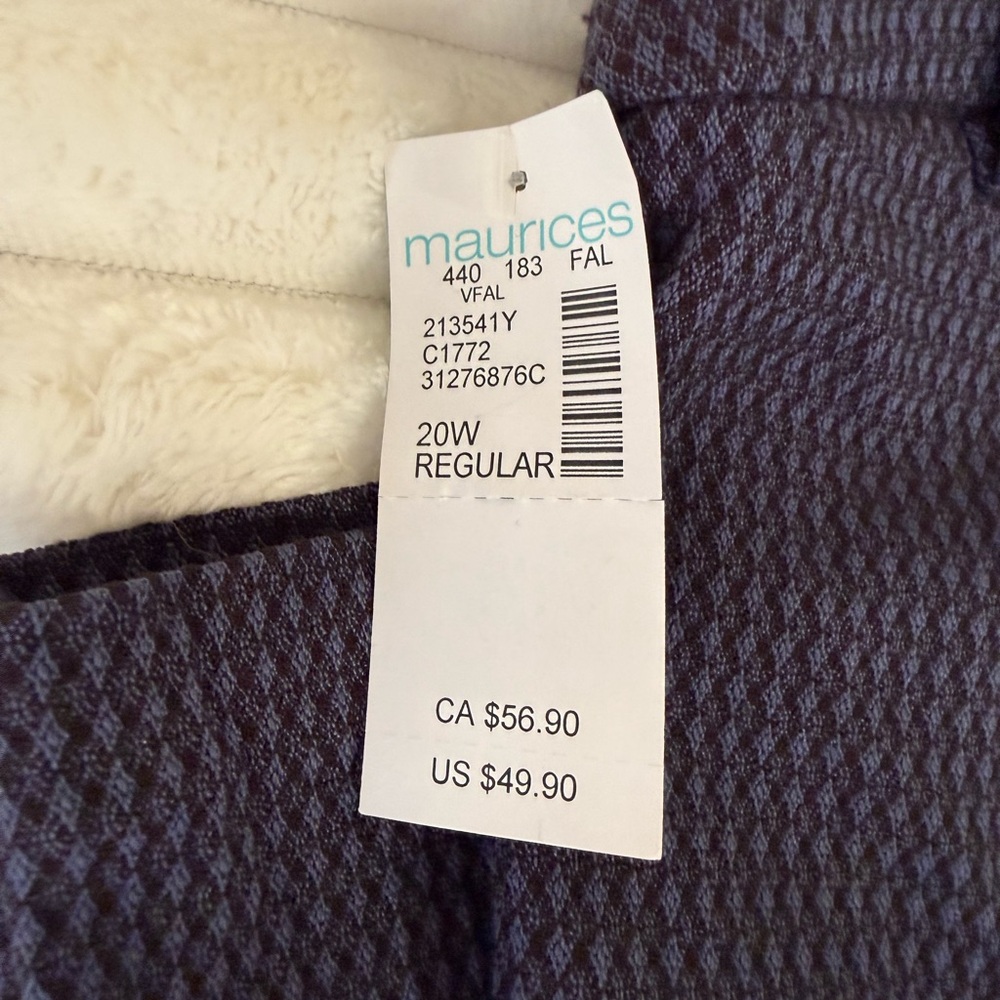 Maurices boot cut Bengaline dress pants 20W - Picture 11 of 11